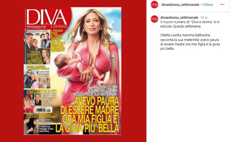 Diletta Leotta parla della maternità